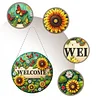 Welcome Sunflower Double Sided - 5D DIY Pendant