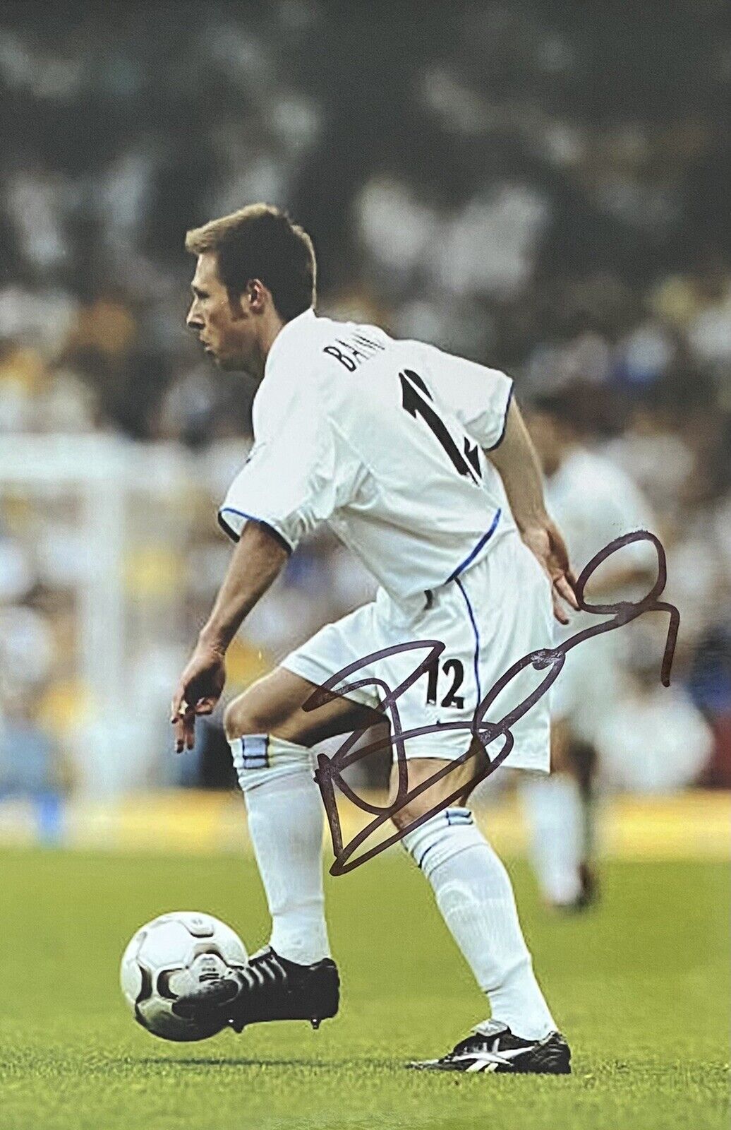 Nick Barmby Genuine Hand Signed Leeds United 6X4 Photo Poster painting
