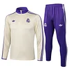 25/26 Real Madrid Apricot Half-Zip  Training Jacket Set