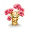 (Multi-Style) Watercolor Flower Animal - 11CT Stamped Cross Stitch 40*40cm/40*50cm