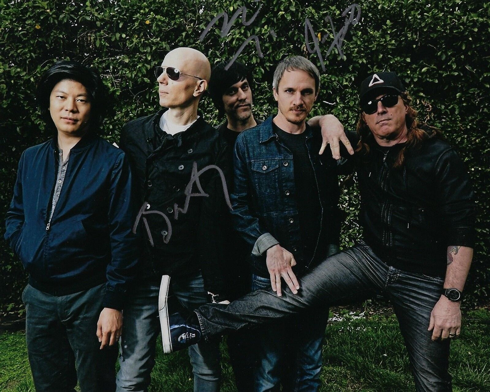 GFA Billy Howerdel x3 Band * A PERFECT CIRCLE * Signed 8x10 Photo Poster painting PROOF A2 COA