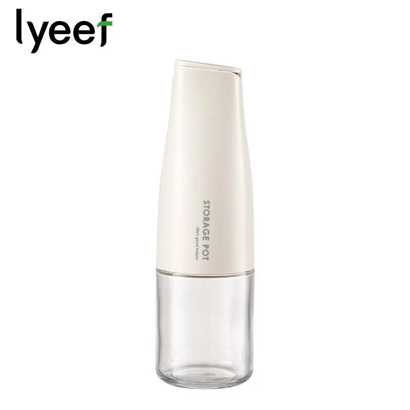 Lyeef小叶悠可系列自动开合油壶 厨房不挂油分油瓶调料瓶家用香油瓶重力开合油壶