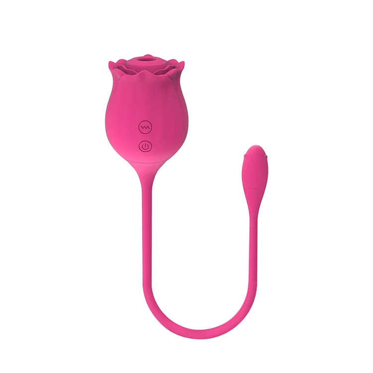 2025 Rose Vibratoer Licking Sucking Silent Multi Frequency Stick Women's Gift