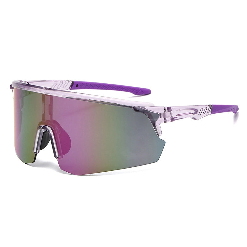 Minimalist Gradient Color Ac Special-Shaped Mirror Full Frame Glasses