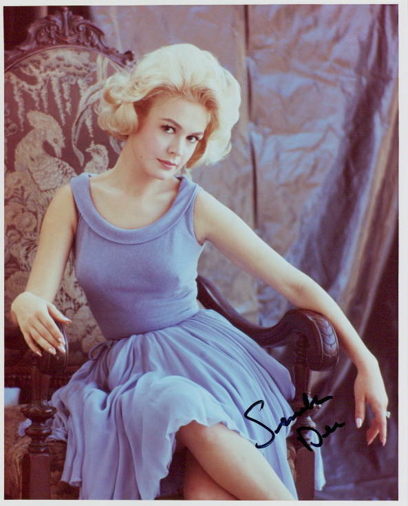 Sandra Dee signed 8x10 Photo Poster painting