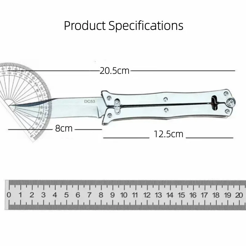 Full-Steel Mechanical Folding Knife - EDC Gadget