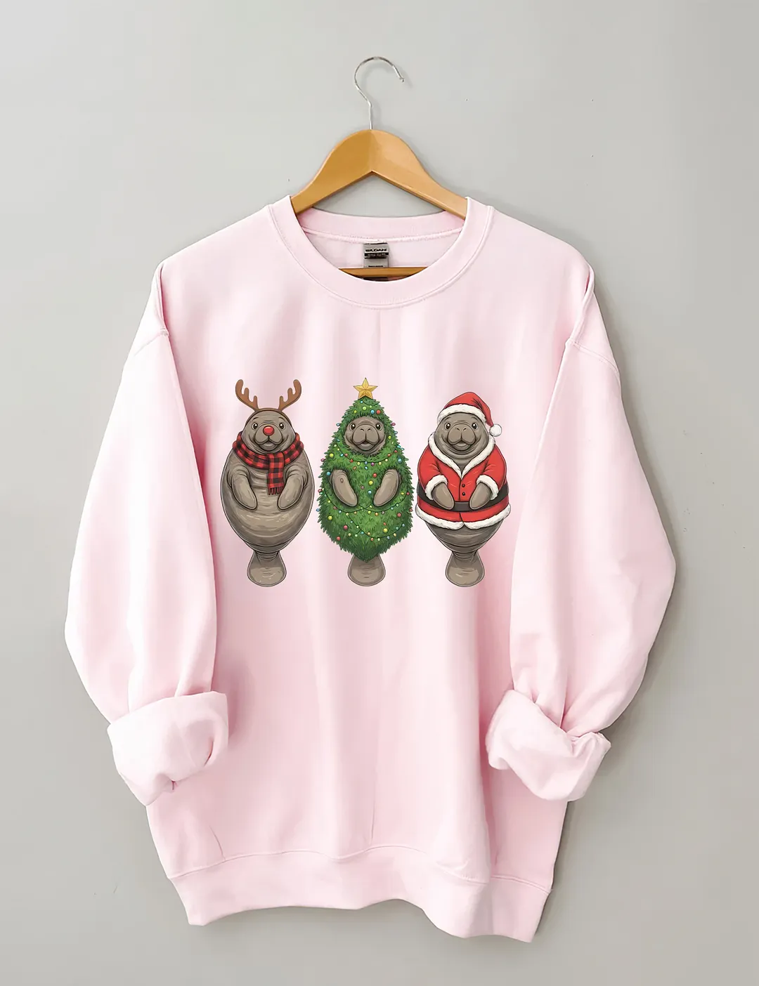 Manatee Christmas Sweatshirt