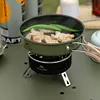 6800W Camping Gas Stove with Storage Bag Foldable Picnic Stove Cooking Accessory