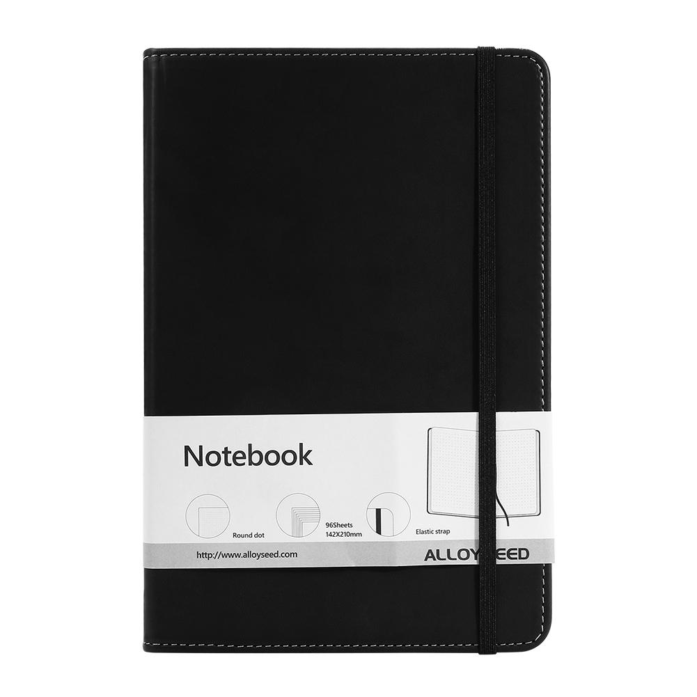 

Hardcover 96 Sheets Wood-free Paper Notebook A5 Diary Writing Notepad(Dot, 501 Original