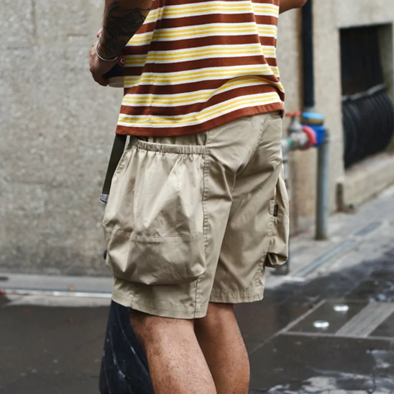 Retro Casual Three-dimensional Pocket Shorts