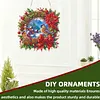Kit de pendentif 2D &agrave; peinture acrylique 2D pour la maison du village de No&euml;l