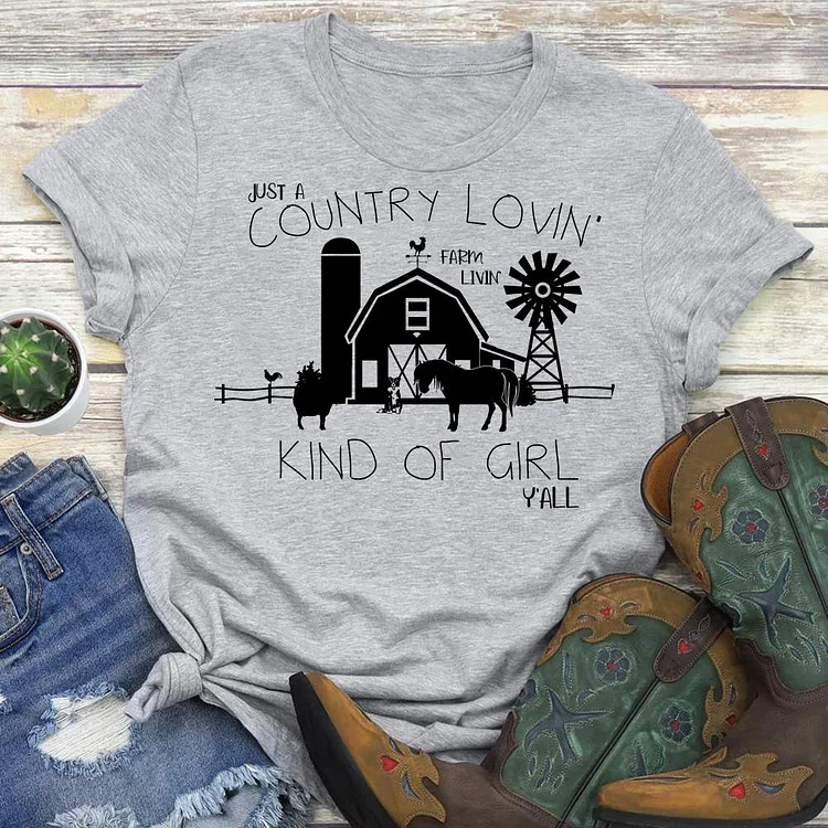 PSL - just a country lovein‘ village life T-shirt Tee -04883