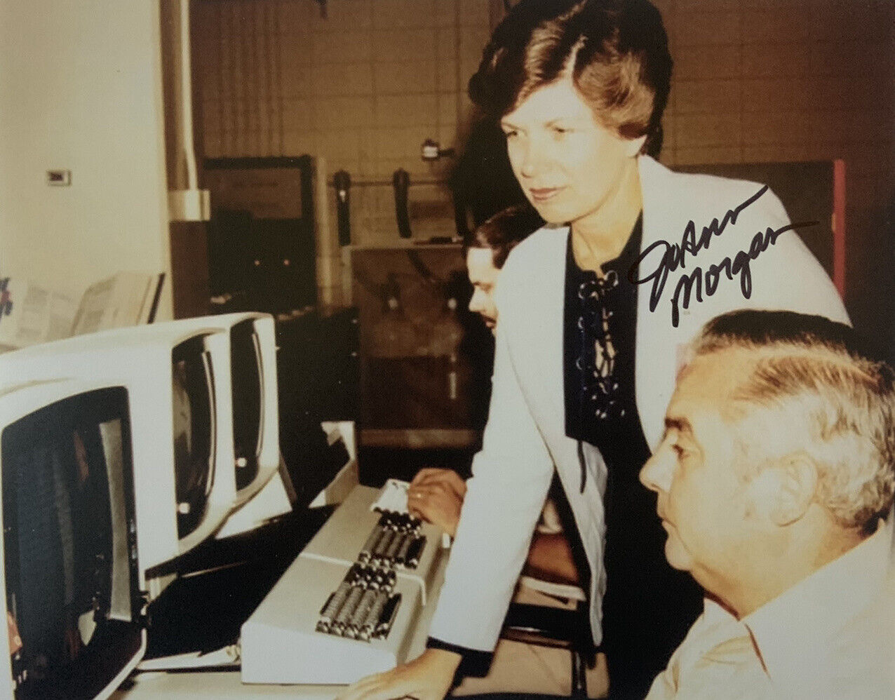 JOANN MORGAN SIGNED 8x10 Photo Poster painting NASA 1st WOMAN ENGINEER AUTOGRAPHED AUTHENTIC