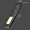 Rechargeable Mini LED Flashlight W/ Magnetic&Clip for Home Camping Emergency Use