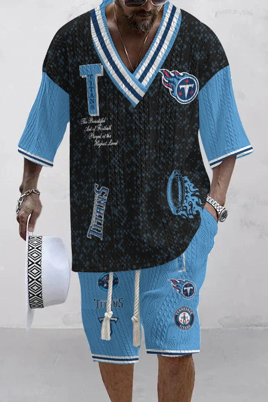 Tennessee Titans Limited Edition Top And Shorts Two-Piece Suits