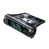 Solar/USB Car Dashboard Clock with Time/Date/Temperature Display Vehicle Electronic Clock for Car Truck Office Home and Outdoor Camping