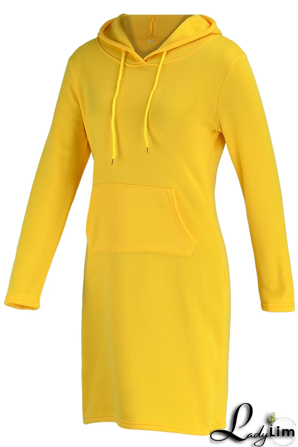 Red Fashion Casual Solid Patchwork Hooded Collar Long Sleeve Dresses