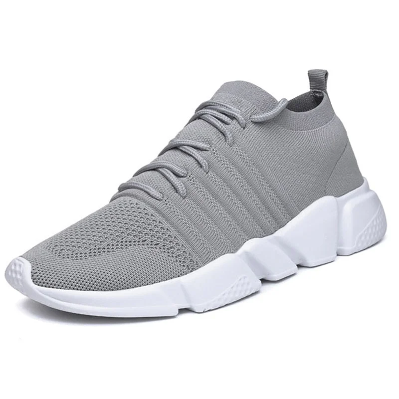 Men's sneakers Men sports shoes Air mesh LIght weight Running shoes Breathable Cozy Sturdt sole Sock shoes