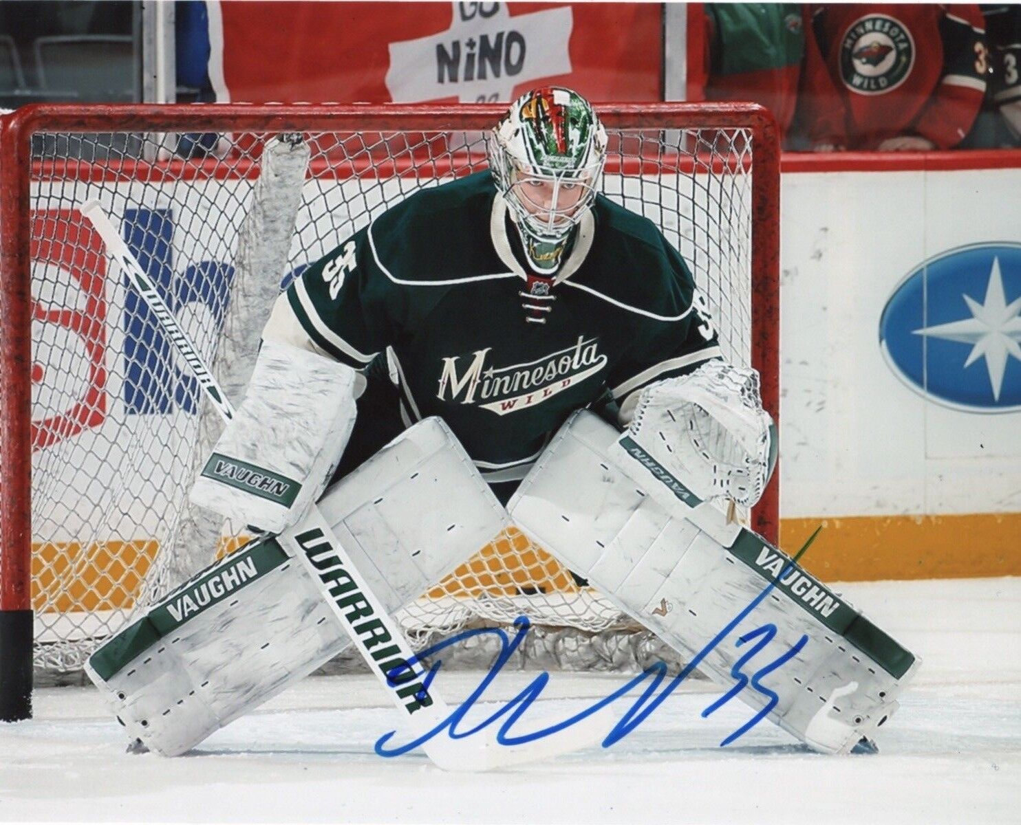 Minnesota Wild Darcy Kuemper Autographed Signed 8x10 NHL Photo Poster painting COA #3