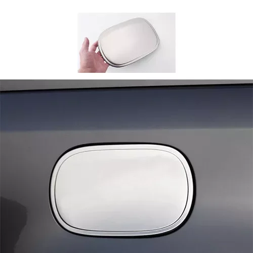 Dronehint 1PCS Silver Steel Exterior Fuel Tank Cap Cover For Land Rover Defender 2020-2023 (For: Land Rover) Parts