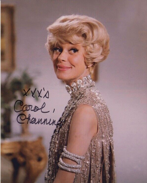 Carol Channing signed 8x10 Photo Poster painting COA