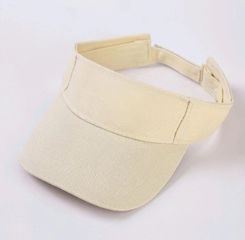 Unisex Minimalist Solid Color Curved Eaves Sun Hat