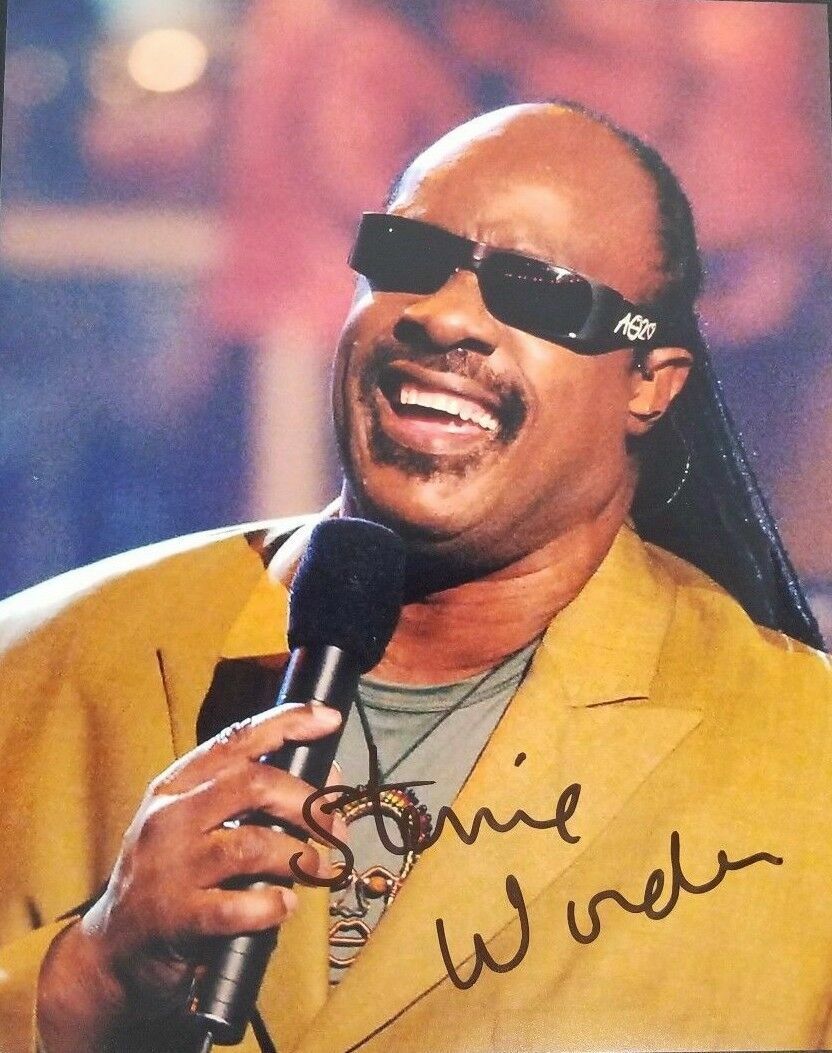 Stevie Wonder Autographed Signed 8x10 Photo Poster painting REPRINT