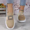 Gioiacombo&trade; Nuove scarpe casual slip-on da donna con strass