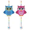 2pcs Diamond Painting Owl Light Catcher Hanging Decor