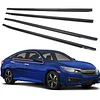 ItranMc Car Window Weather Stripping Molding Trim Belt,Compatible with Honda Civic 2016-2021 4-Door Sedan, Replace#72450-TEA-T01 72410-TEA-T01 72950-TEA-T01 72910-TEA-T01