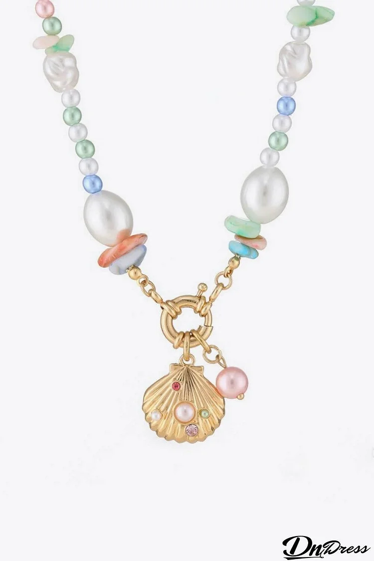 Colorful Synthetic Pearl Necklace