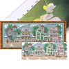 (Small Size)[Brand]Seaside Village - 14CT Stamped Cross Stitch - 54*21cm