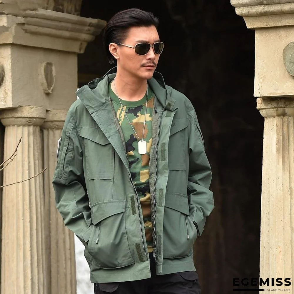 Brand Military Camouflage Male clothing US Army Tactical Men's Windbreaker Hoodie Field Jacket Outwear | EGEMISS