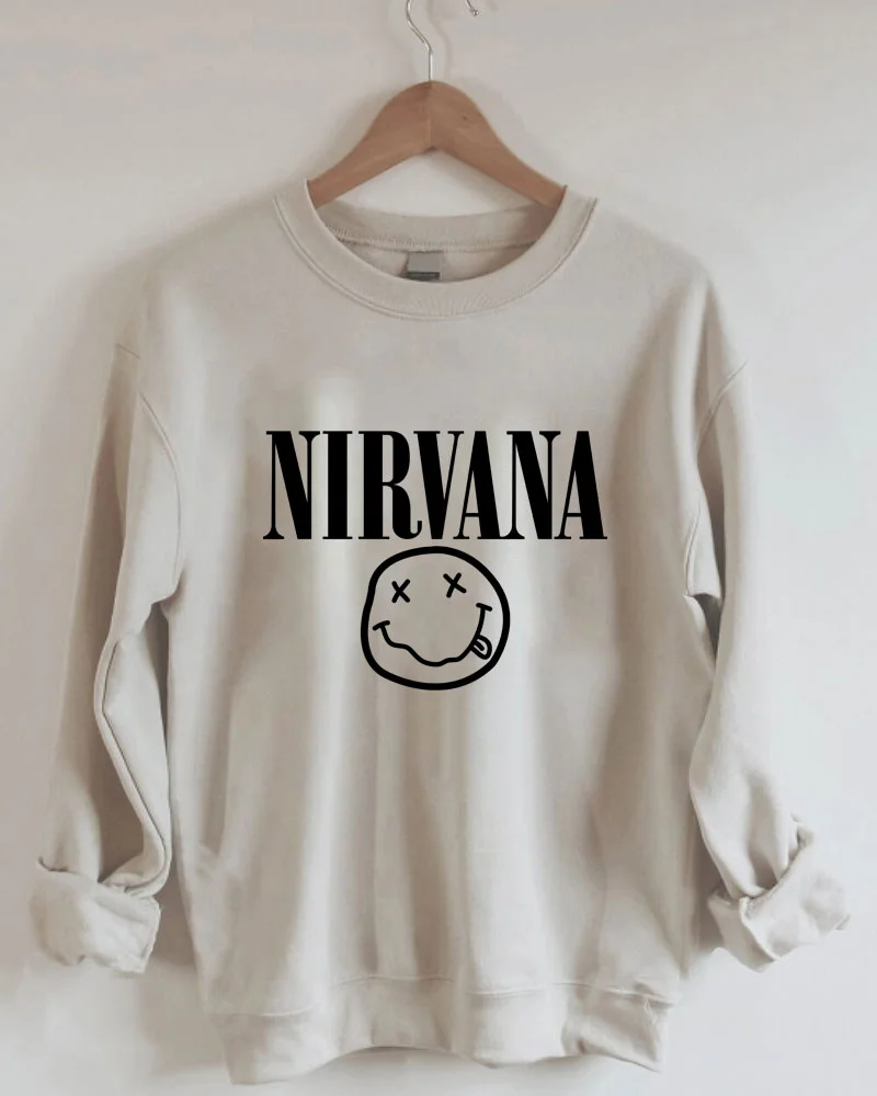 Nirvana Smiley Sweatshirt