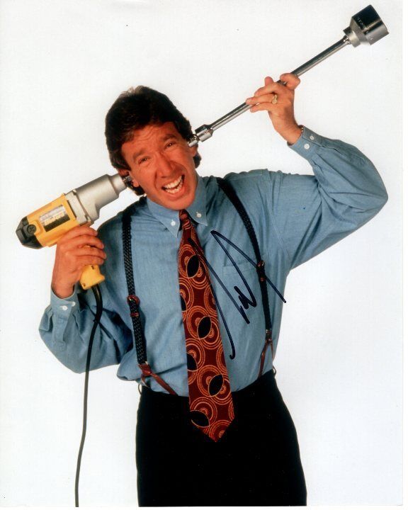 TIM ALLEN Signed Autographed HOME IMPROVEMENT TIM TAYLOR Photo Poster painting