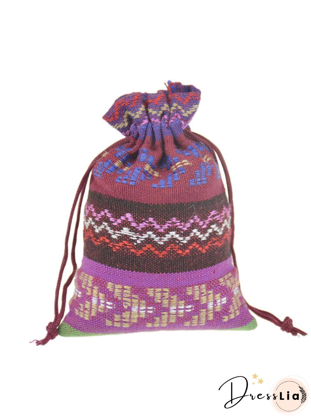 Ethnic Drawstring Storage Bag