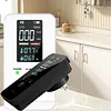 4-in-1 Portable Carbon Monoxide Alarm with Digital Display Plug-in Carbon Monoxide Detector Temperature and Humidity Monitor for Travel Home Hotel Camping RV
