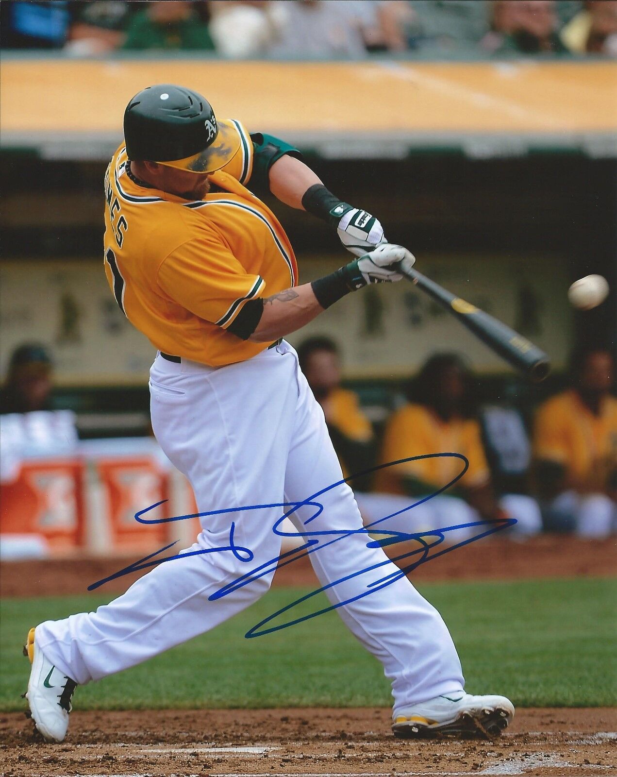 JONNY GOMES signed autographed OAKLAND A's 8X10 Photo Poster painting PROOF