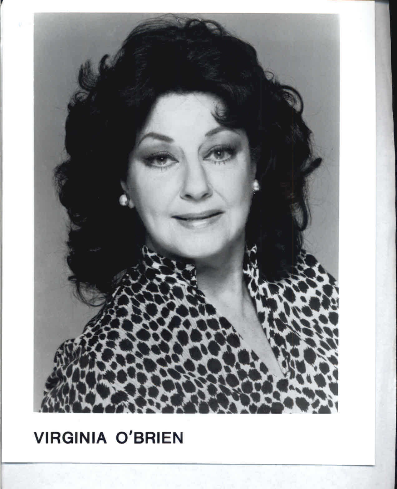 Virginia O'brien - 8x10 Headshot Photo Poster painting w/ Resume - Meet the People