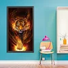 Diamond Painting-DIY Full Round Drill Tiger（40*80cm）