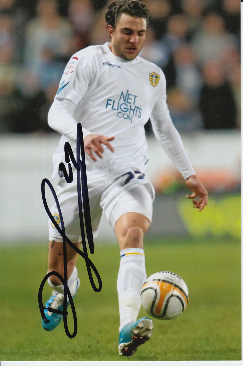 LEEDS UNITED HAND SIGNED DAVIDE SOMMA 6X4 Photo Poster painting 1.