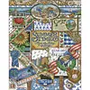 Four Seasons Of Summer-14CT Stamped Cross Stitch 40*51cm/15.75*20.08in