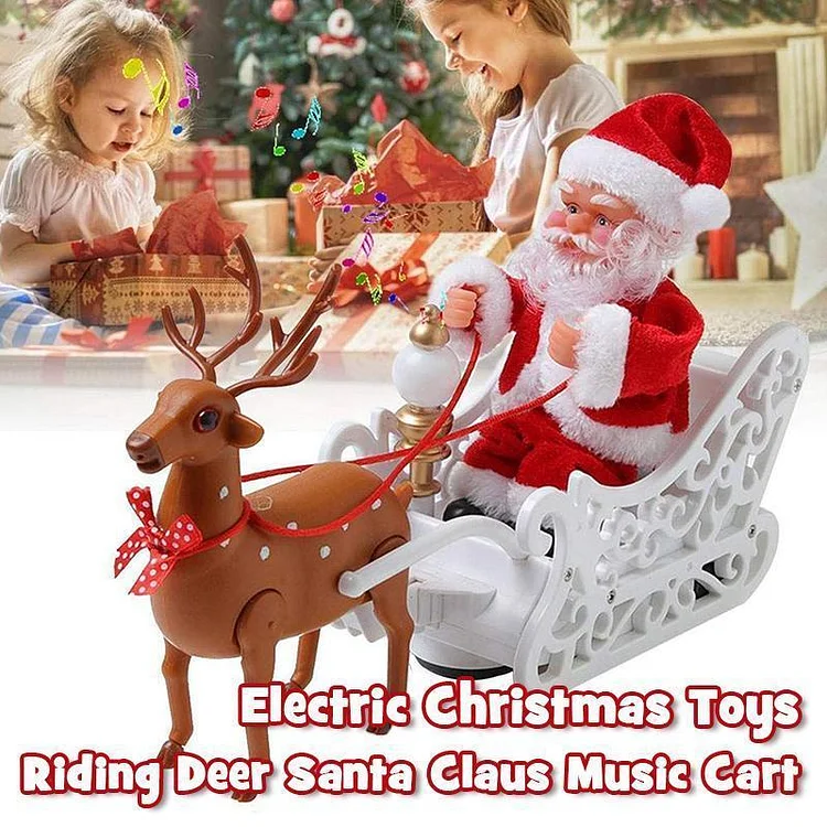 Electric Santa Claus Toys Music Deer | 168DEAL