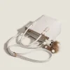 Stylish Rhombus Cream White Women's Shoulder Bag