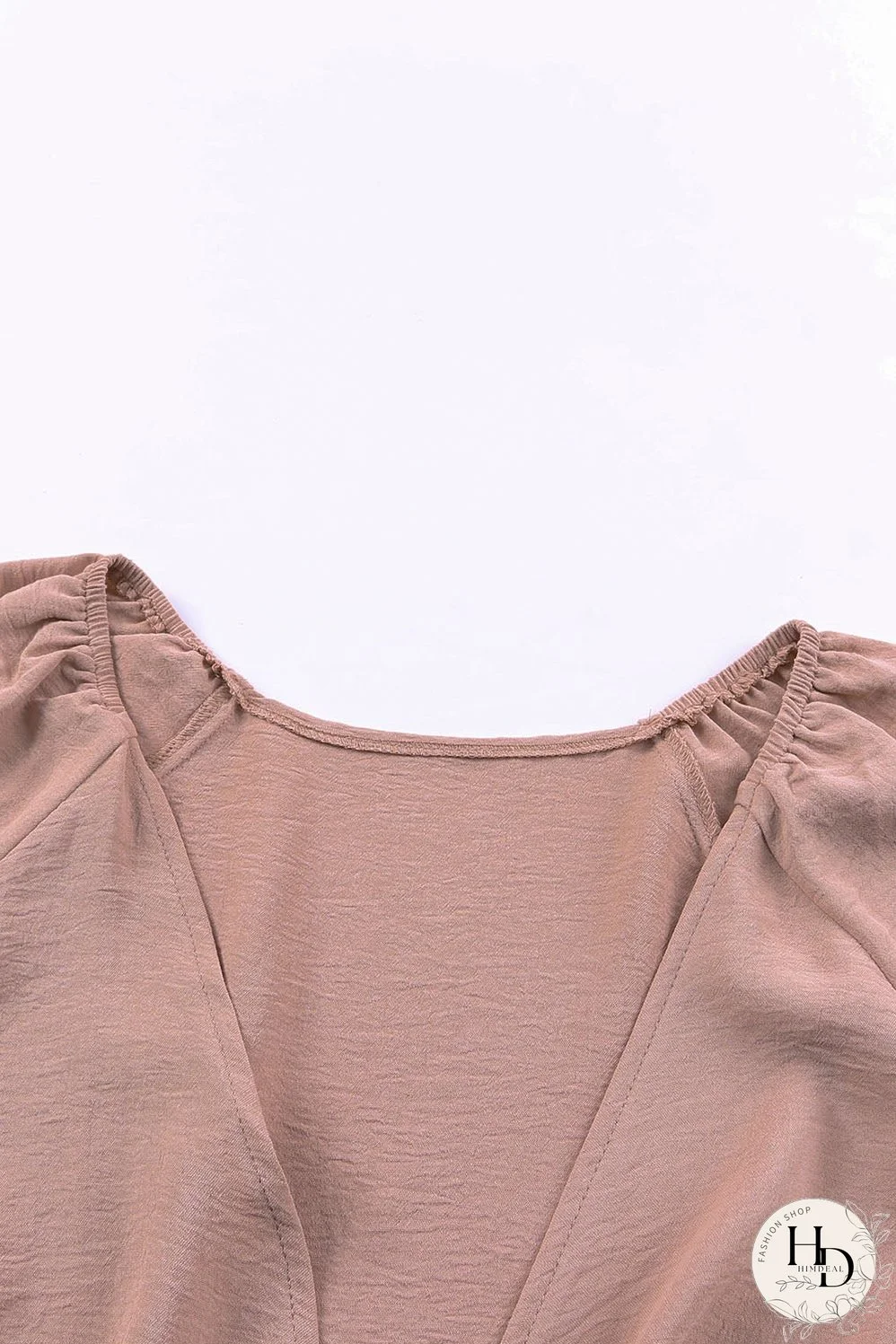 Round Neck Belted Long Sleeve Dress