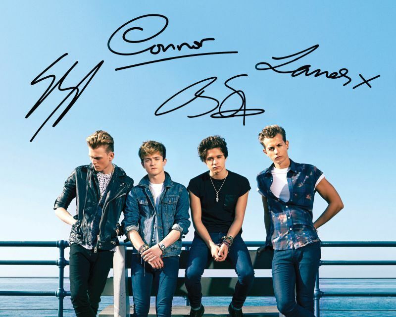 The Vamps Autograph Signed Photo Poster painting Print 3