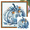 (Multi-Style)Halloween Pumpkin-11CT Stamped Cross Stitch 45*45cm/17.72*17.72in tapestrymarket