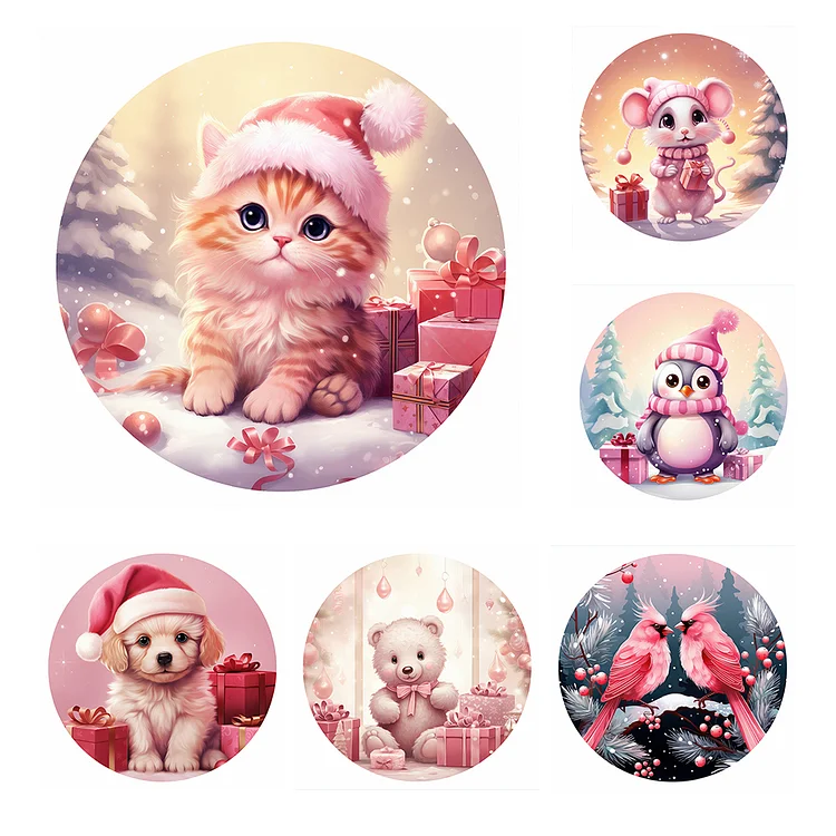 Snow Puppy 30*40cm(canvas) full round drill diamond painting