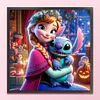 Princess Anna And Stitch-11CT Stamped Cross Stitch 40*40cm/15.75*15.75in