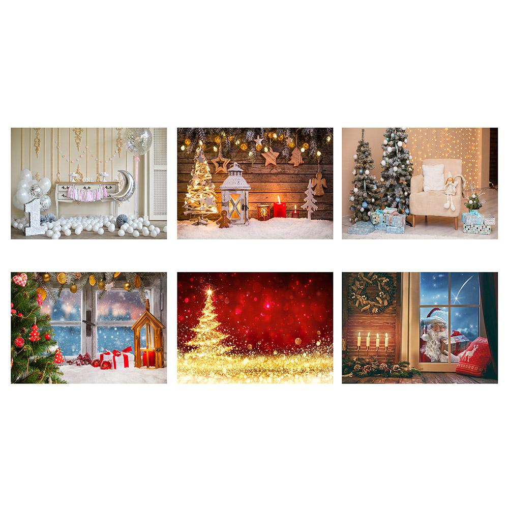 

Christmas Theme Digital Photography Props Background Cloth Studio Backdrop, Christmas theme6, 501 Original